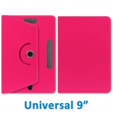Capa Universal Giratória Tablet 9" Polegadas - Pink